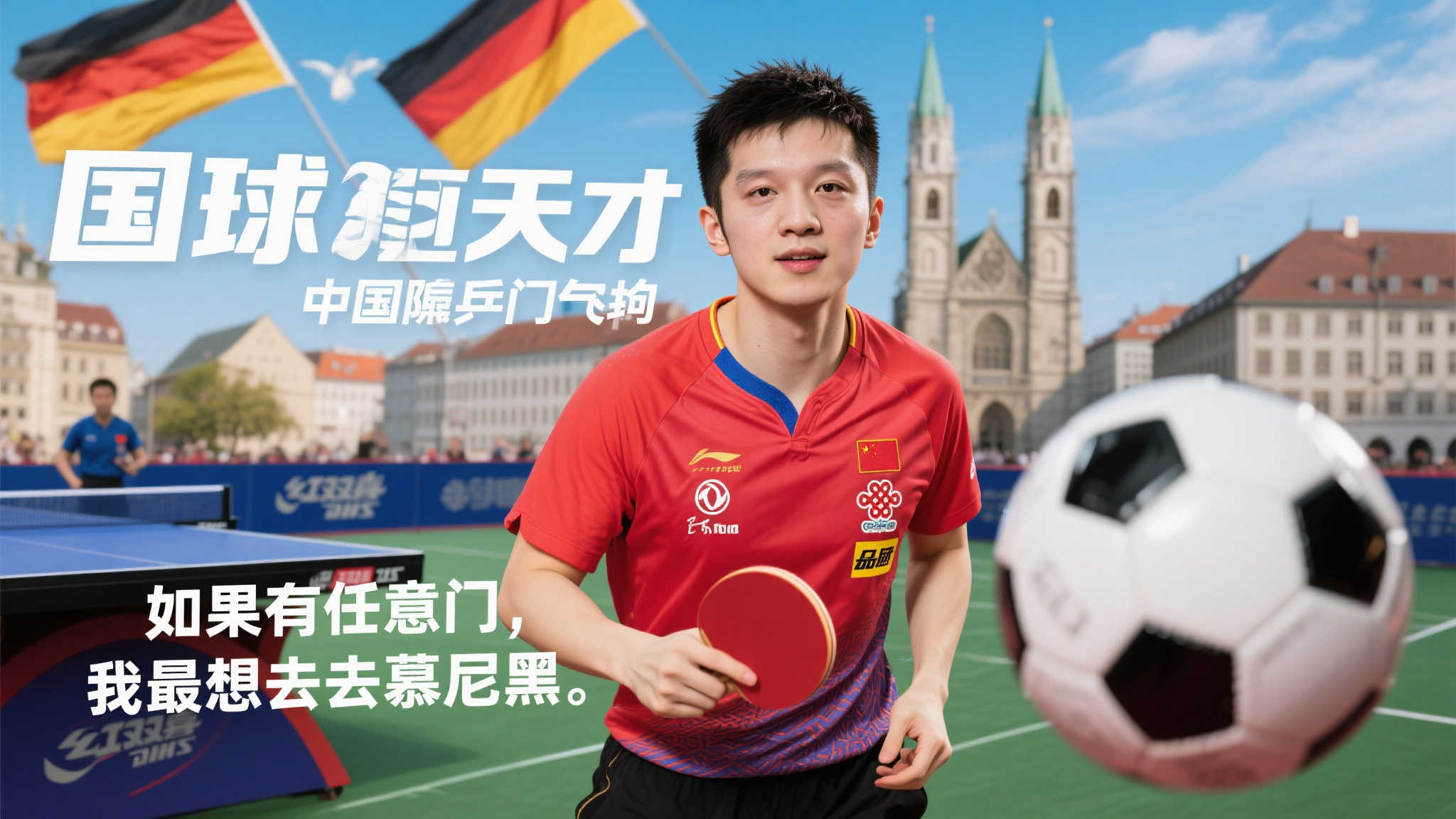樊振东畅想任意门:慕尼黑欧冠之旅 樊振东畅想任意门:慕尼黑欧冠之旅